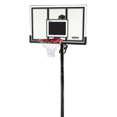 54-Inch Shatterproof Inground Basketball Hoop with Power Lift Adjustment & Slam-It Pro Rim – Model 71525-Outdoor Play