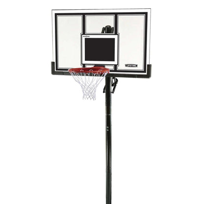 54-Inch Shatterproof Inground Basketball Hoop with Power Lift Adjustment & Slam-It Pro Rim – Model 71525-Outdoor Play