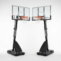 (2 Pack)  60-Inch Portable Basketball Hoop with Acrylic Backboard, Screw Jack Lift & Arena Slam Rim-Outdoor Play — Studio Shot