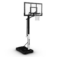 (2 Pack)  60-Inch Portable Basketball Hoop with Acrylic Backboard, Screw Jack Lift & Arena Slam Rim-Outdoor Play